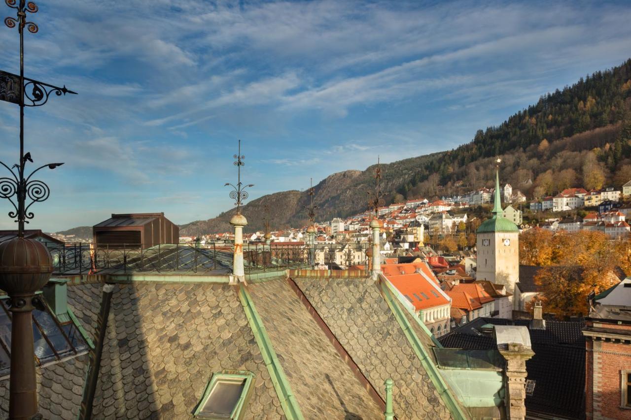 Bergen Bors Hotel Exterior photo View of the town